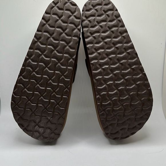 CUSHIONAIRE Women's Cork Footbed Platform Clog 7.5 WIDE BROWN - Picture 5 of 7